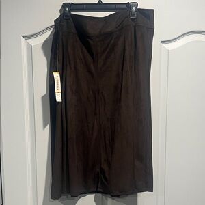Jones New York Dark Brown Midi Skirt